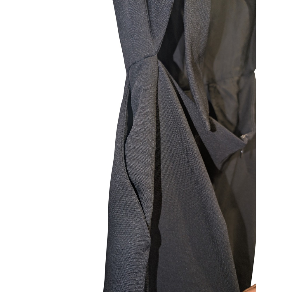 Aritzia Wilfred Black Sleeveless Jumpsuit Wide Leg Tie Back Casual Size 2 0300 - Picture 5 of 8
